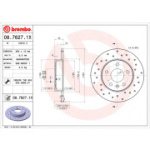 Piduriketas BREMBO 08.7627.1X