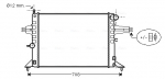 Radiaator, mootorijahutus AVA QUALITY COOLING OL2272