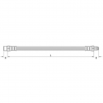 Pidurivoolik METZGER 4110754