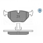 Piduriklotsi komplekt, ketaspidur MEYLE 025 216 9117/PD