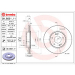 Piduriketas BREMBO 09.B551.11