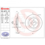 Piduriketas BREMBO 08.A274.10