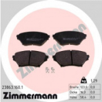 Piduriklotsi komplekt, ketaspidur ZIMMERMANN 23863.160.1