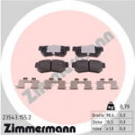 Piduriklotsi komplekt, ketaspidur ZIMMERMANN 23543.155.2
