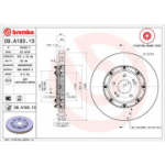 Piduriketas BREMBO 09.A193.13