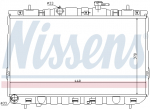 Radiaator, mootorijahutus NISSENS 67488