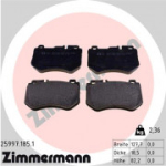 Piduriklotsi komplekt, ketaspidur ZIMMERMANN 25997.185.1