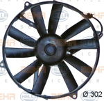 Ventilaator, mootorijahutus HELLA 8EW 009 144-741