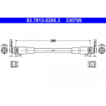 Pidurivoolik ATE 83.7813-0295.3