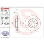 Piduriketas BREMBO 09.6753.10