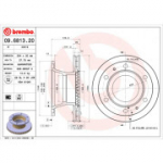 Piduriketas BREMBO 09.6813.20