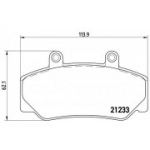 Piduriklotsi komplekt, ketaspidur BREMBO P 86 006
