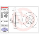 Piduriketas BREMBO 09.C312.11