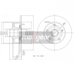 Piduriketas MAXGEAR 19-3362