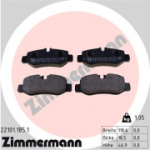 Piduriklotsi komplekt, ketaspidur ZIMMERMANN 22101.185.1