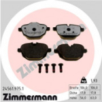 Piduriklotsi komplekt, ketaspidur ZIMMERMANN 24561.975.1