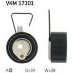 Pingutusrull, hammasrihm SKF VKM 17301
