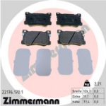 Piduriklotsi komplekt, ketaspidur ZIMMERMANN 22176.170.1