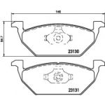 Piduriklotsi komplekt, ketaspidur HELLA 8DB 355 008-591