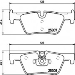 Piduriklotsi komplekt, ketaspidur HELLA 8DB 355 019-971