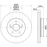 Piduriketas HELLA 8DD 355 131-911