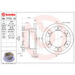 Piduriketas BREMBO 08.7772.10