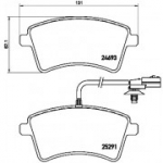 Piduriklotsi komplekt, ketaspidur BREMBO P 68 058