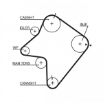 Hammasrihm GATES 5354XS