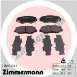 Piduriklotsi komplekt, ketaspidur ZIMMERMANN 23868.170.1