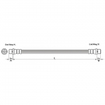 Pidurivoolik METZGER 4110254