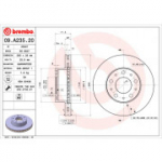 Piduriketas BREMBO 09.A235.20
