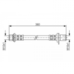 Pidurivoolik BOSCH 1 987 476 726