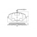 Piduriklotsi komplekt, ketaspidur FREMAX FBP-1406