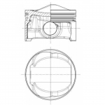 Kolvid MAHLE ORIGINAL 028 PI 00125 000