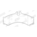 Piduriklotsi komplekt, ketaspidur JURID 2915309560