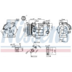 Kompressor, kliimaseade NISSENS 890210