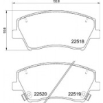 Piduriklotsi komplekt, ketaspidur BREMBO P 30 107