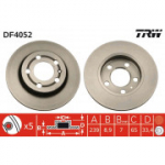 Piduriketas TRW DF4052