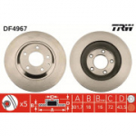 Piduriketas TRW DF4967