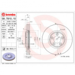 Piduriketas BREMBO 09.7910.11