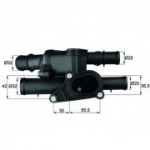 Termostaat, jahutusvedelik MAHLE ORIGINAL TM 1 105