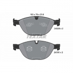 Piduriklotsi komplekt, ketaspidur TEXTAR 2432801