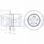 Piduriketas DELPHI BG3326C