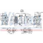 Kompressor, kliimaseade NISSENS 890217
