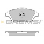 Piduriklotsi komplekt, ketaspidur BREMSI BP3428