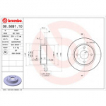 Piduriketas BREMBO 08.5691.10