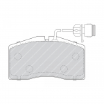 Piduriklotsi komplekt, ketaspidur FERODO FDB1509