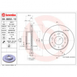 Piduriketas BREMBO 09.8932.10