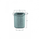 &Otilde;hufilter MAHLE ORIGINAL LX 1460