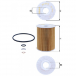 &Otilde;lifilter MAHLE ORIGINAL OX 355/3D